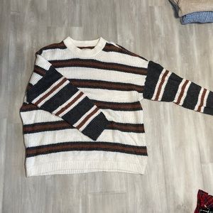 american eagle striped sweater